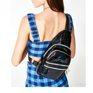 Dollskill - Dark Prismatic Rainbow Sling Bag